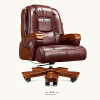 Leather Executive Office Chair Luxury High Back Executive Chair