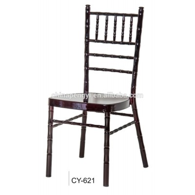 wooden Pile up high quality dining wood chair for event and birthday