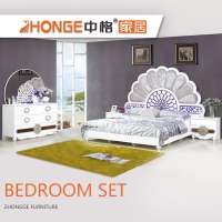 home bedroom modern design white style wooden princess kids luxury italian classic bedroom set