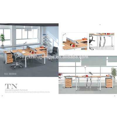 New design office furniture for 2 person workstation