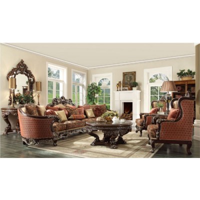 Custom USA style luxury sectional sofa set furniture fabric corner sofa