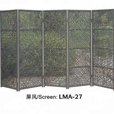 2018 Chinese Living Room Rattan Screen